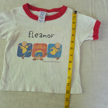 Load image into Gallery viewer, Y2k Caillou Eleanor Ringer Tee 12-18 months