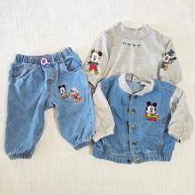 Load image into Gallery viewer, Vintage 90s Baby Mickey 3-Piece Set 6-9 months