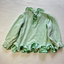 Load image into Gallery viewer, Vintage 70s Giraffe Green Dotted Long Sleeve 12 Months
