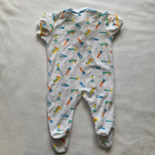 Load image into Gallery viewer, Vintage Colorful Tools Footed PJs 6 months *flaw