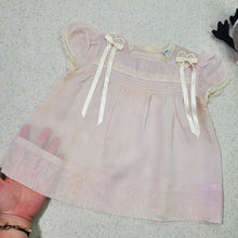 Load image into Gallery viewer, Vintage Pink Sheer Lace Dress 12-18 months