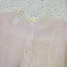 Load image into Gallery viewer, Vintage Pink Sheer Lace Dress 12-18 months