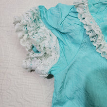 Load image into Gallery viewer, Vintage Blue Frilly Dress 3t?