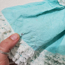 Load image into Gallery viewer, Vintage Blue Frilly Dress 3t?