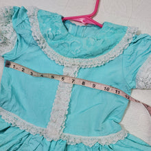 Load image into Gallery viewer, Vintage Blue Frilly Dress 3t?