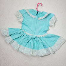 Load image into Gallery viewer, Vintage Blue Frilly Dress 3t?