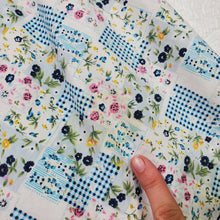 Load image into Gallery viewer, Vintage Floral Patchwork Dress 5t/6