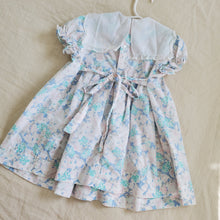 Load image into Gallery viewer, Vintage Pastel Floral Smocked Dress 4t/5t