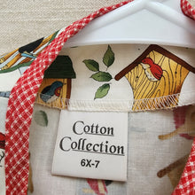 Load image into Gallery viewer, Vintage Birdhouse & Birds Pocket Dress kids 6/8