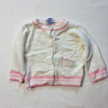 Load image into Gallery viewer, Vintage Bunny Knit Cardigan 3 months
