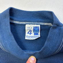 Load image into Gallery viewer, Vintage Hippo Embroidered Navy Shirt 3t *flaw
