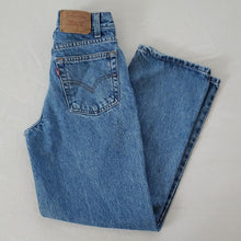 Load image into Gallery viewer, Vintage levis 550 fit jeans kids 14 26 inch waist
