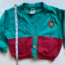 Load image into Gallery viewer, Vintage Color Block Cardigan 24 months
