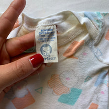 Load image into Gallery viewer, Vintage Bears + Shapes Romper 0-3 months
