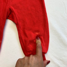 Load image into Gallery viewer, Vintage Red Jogger Pants 3-6 months
