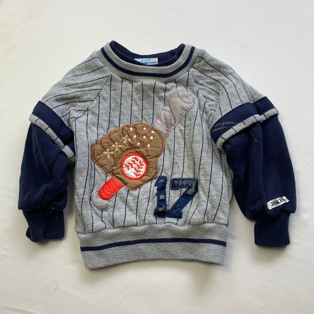 Vintage Baseball Sweater 18-24 months