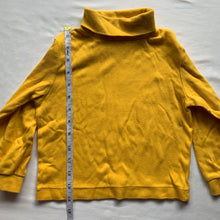 Load image into Gallery viewer, Vintage Yellow Turtleneck Long Sleeve 3/4t
