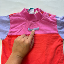 Load image into Gallery viewer, Vintage Color Block Slouchy Long Sleeve 18 months
