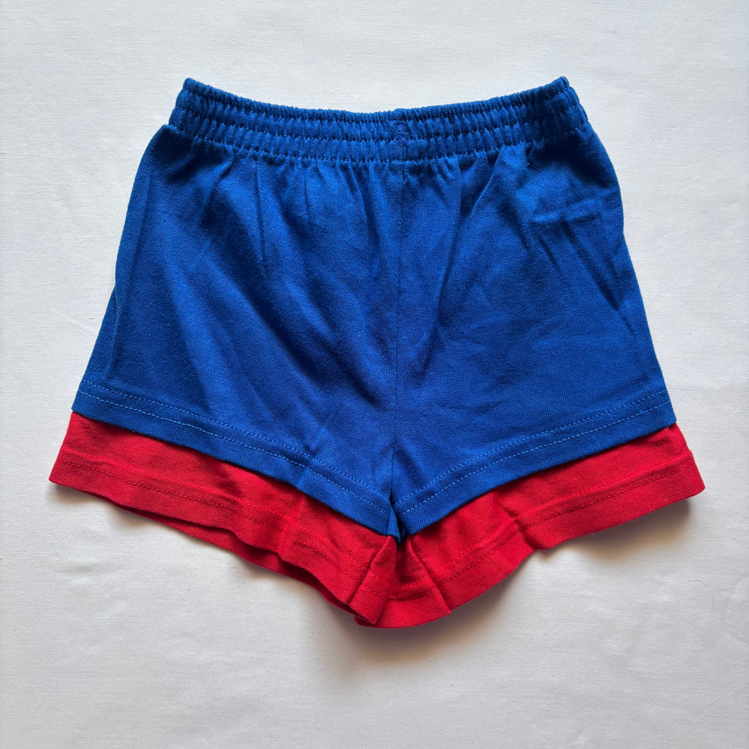Vintage Color Block Shorts 2t