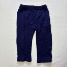 Load image into Gallery viewer, Vintage Navy Blue Knit Pants 18 months
