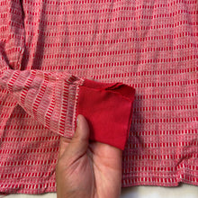 Load image into Gallery viewer, Vintage 60s/70s Red Pattern Long Sleeve kids 6 *flaws

