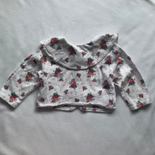 Load image into Gallery viewer, Vintage Floral Oversized Collar Long Sleeve 6 months
