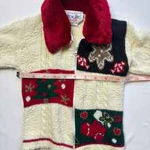 Load image into Gallery viewer, Vintage Christmas Knit Sweater 2t
