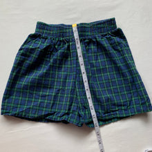 Load image into Gallery viewer, Vintage Blue/Green Plaid Shorts 4/5t
