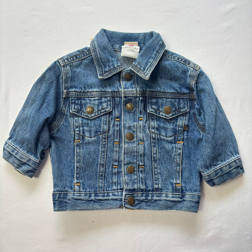 Vintage Trucker Jean Jacket 6-9 months