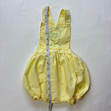 Load image into Gallery viewer, Vintage Flower Yellow Sunsuit 9-12 months *flaw
