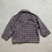 Load image into Gallery viewer, Vintage Plaid Flannel Buttondown 12 months
