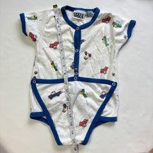 Load image into Gallery viewer, Vintage Bears &amp; Transportation Romper 12 months
