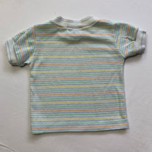 Load image into Gallery viewer, Vintage Healthtex Pastel Striped Shirt 6 months
