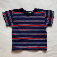 Load image into Gallery viewer, Vintage Navy/Red Striped Tee 2t
