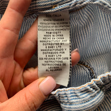 Load image into Gallery viewer, Vintage Engineer Striped Jean Shorts 18-24 months
