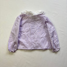 Load image into Gallery viewer, Vintage Lavender Floral Blouse 12 months
