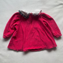 Load image into Gallery viewer, Vintage Pink Floral Collared Tunic 18 months
