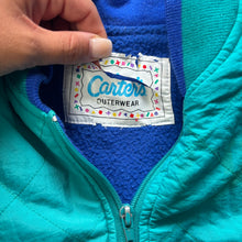 Load image into Gallery viewer, Vintage Teal/Green Quilted Coat 4t/5t
