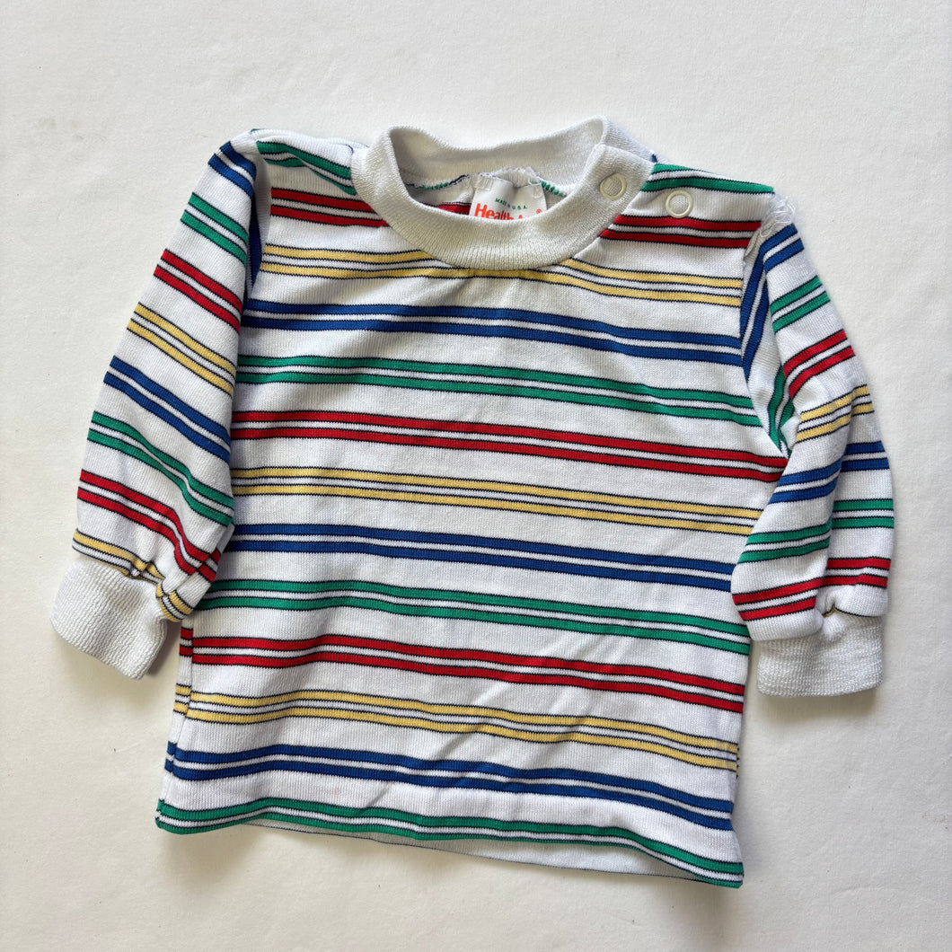 Vintage Healthtex Striped Long Sleeve 3-6 months