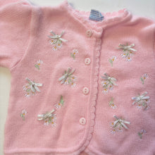 Load image into Gallery viewer, Vintage Daisy Knit Cardigan 6 months
