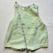 Load image into Gallery viewer, Vintage Bugs Embroidered Green Romper 6-9 months

