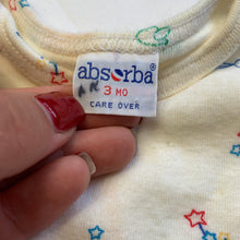 Load image into Gallery viewer, Vintage Absorba Primary Birds + Stars Romper 0-3 months

