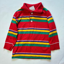 Load image into Gallery viewer, Vintage Primary Striped Long Sleeve 2t
