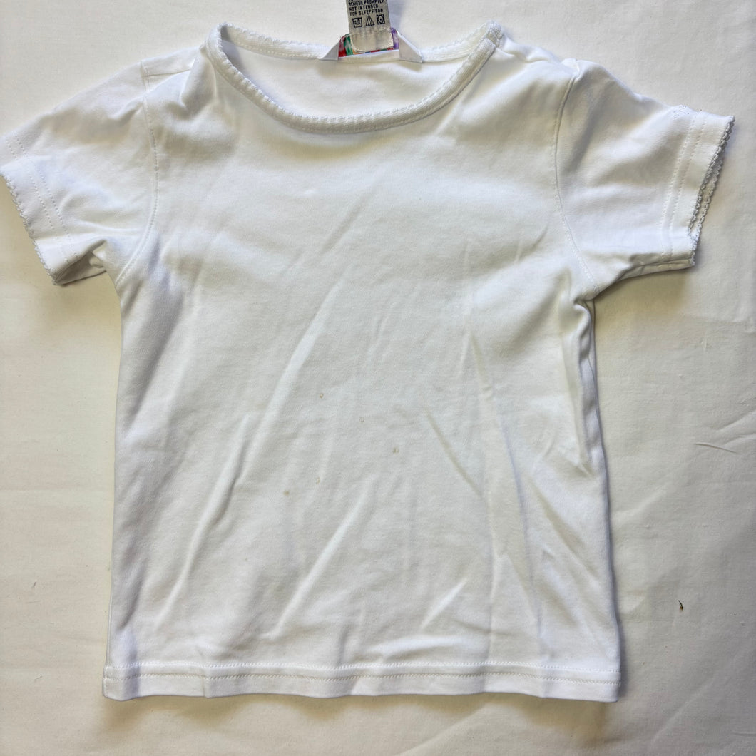 Vintage Gymboree Girly White Shirt 3/4t