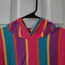 Load image into Gallery viewer, Vintage Striped Hooded Shirt kids 8/9
