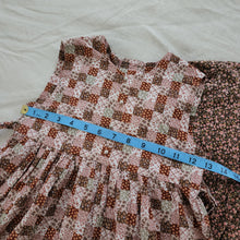 Load image into Gallery viewer, Vintage Floral Patchwork Dress 5t/6
