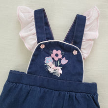 Load image into Gallery viewer, Vintage Healthtex Flower Overalls 12 months
