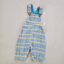 Load image into Gallery viewer, Vintage Biltmore Plaid Overalls 3-6 months
