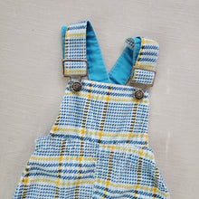 Load image into Gallery viewer, Vintage Biltmore Plaid Overalls 3-6 months
