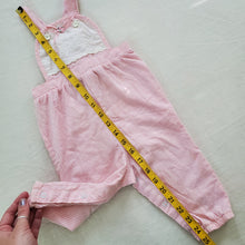 Load image into Gallery viewer, Vintage Healthtex Pink Striped Overalls 18 months
